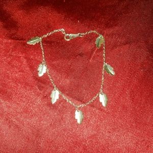 Leaf Charm Bracelet